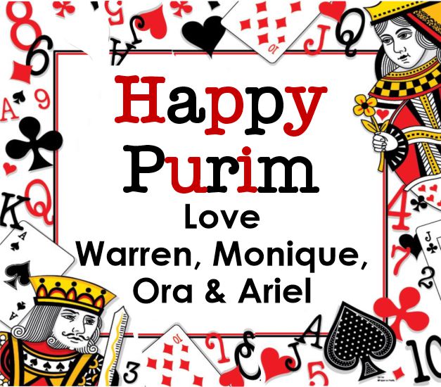 Purim queem of hearts
