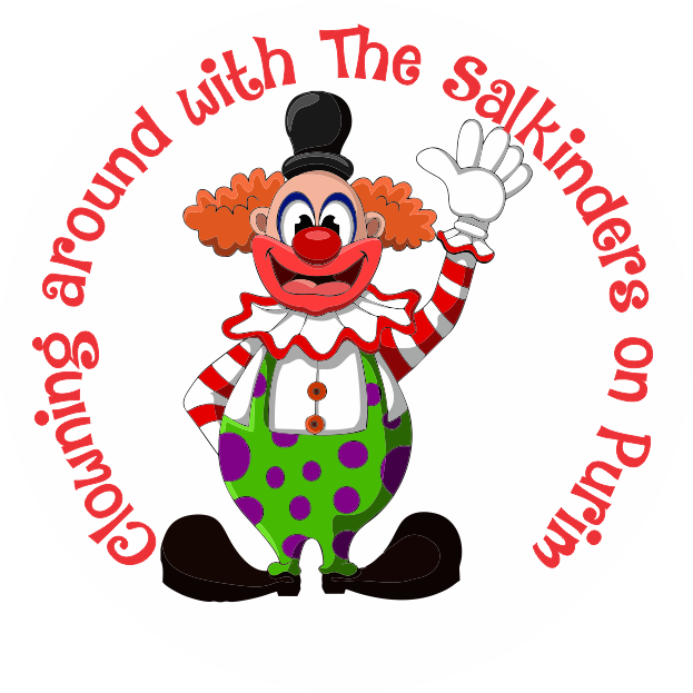 Purim clowning around