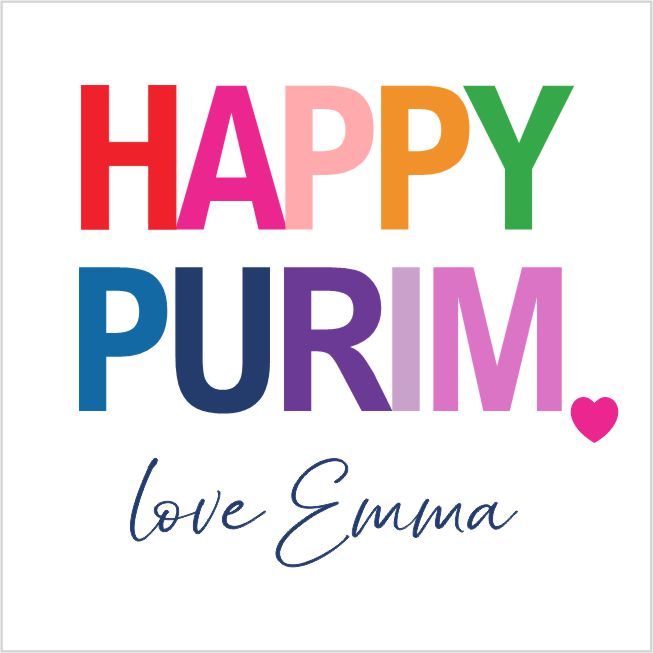 Purim happy brights