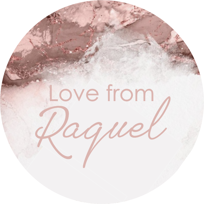 Rose gold marble round