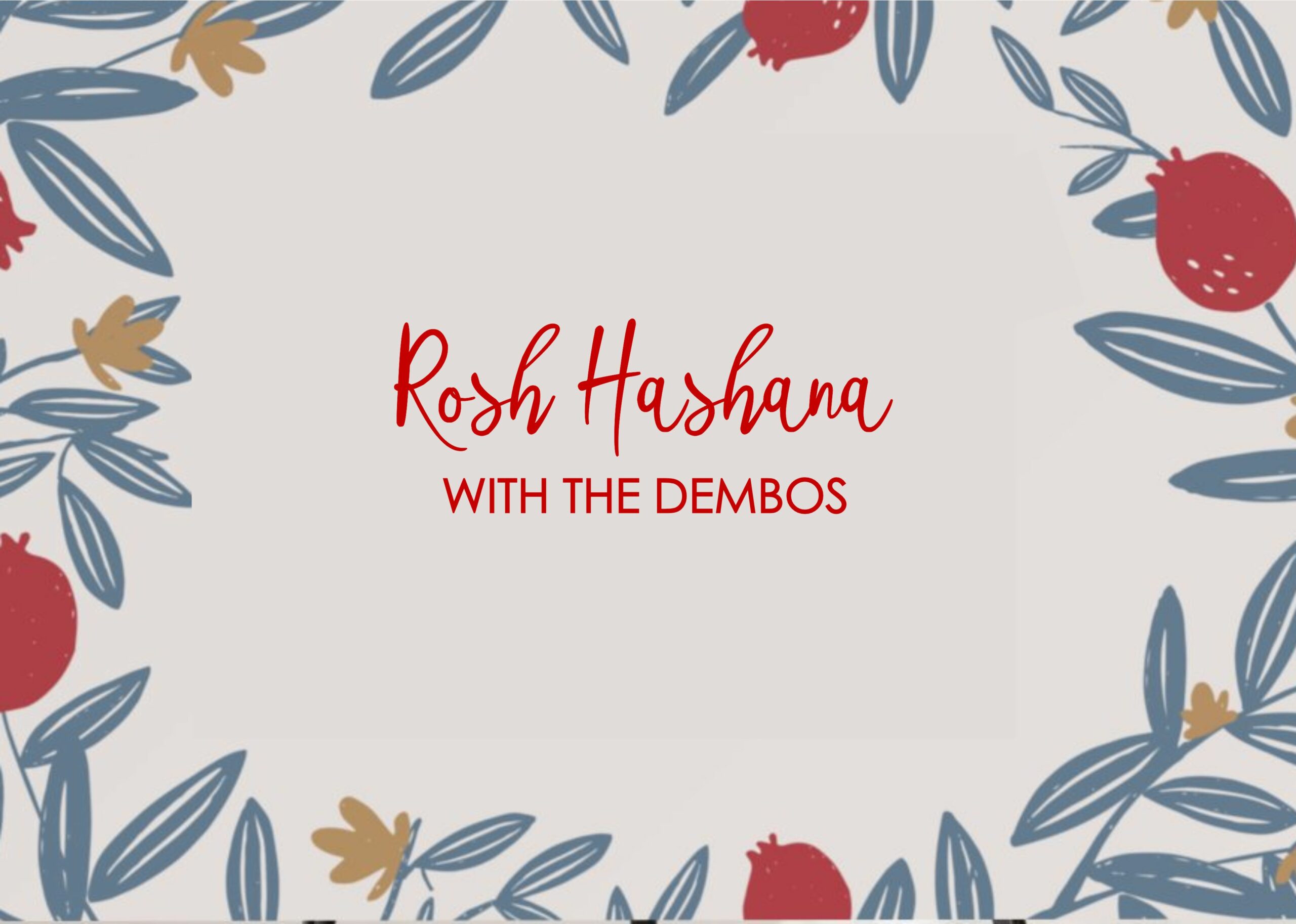 Rosh hashana leaves