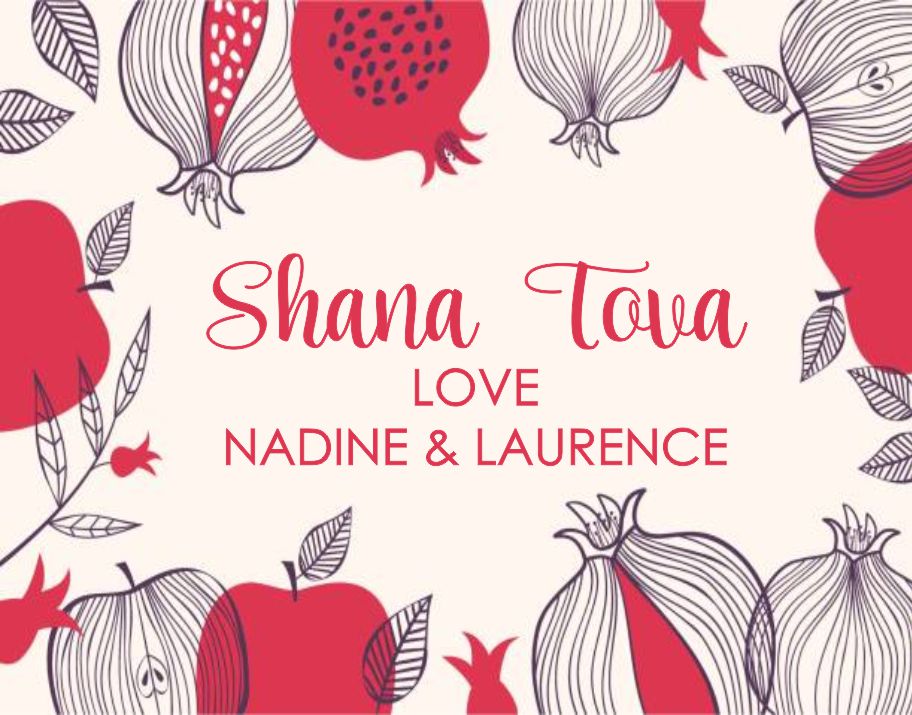 Rosh Hashana pomegranate cream