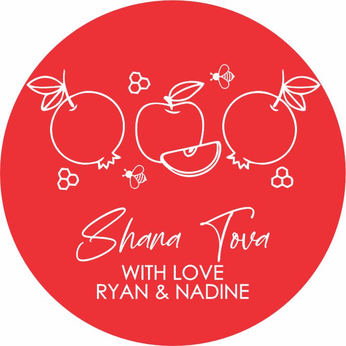 Rosh Hashana sketch apples