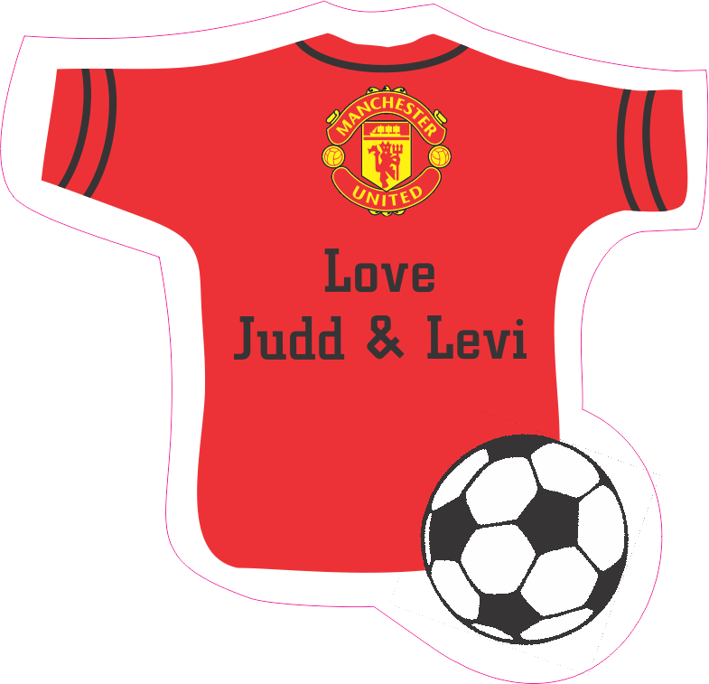 Shirt & ball team man-u