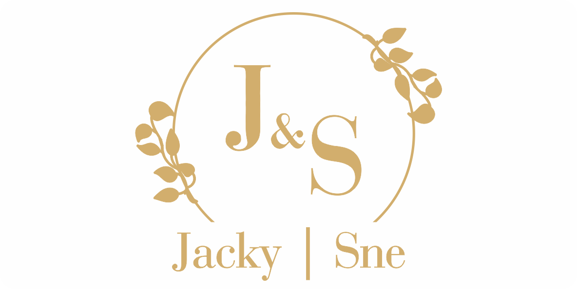 Wedding initials gold