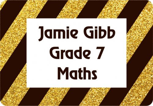 Glitter stripes gold & black