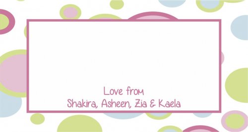 Border bubbles pastel