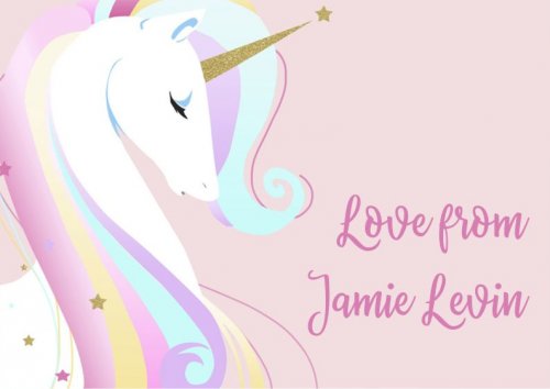 Unicorn rainbow hair