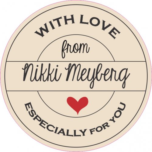 Natural mini red heart