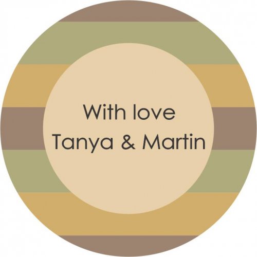 Chunky stripes khaki