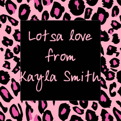 Animal print square pink