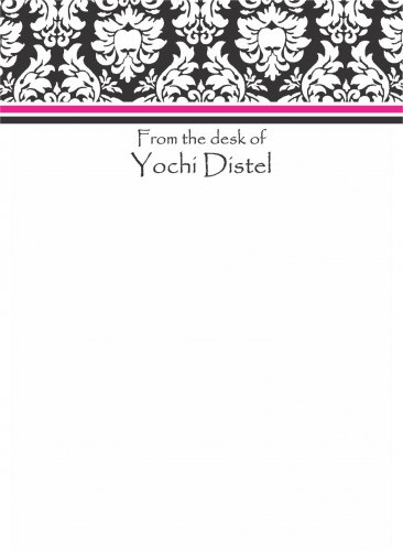 Damasc pink stripe top