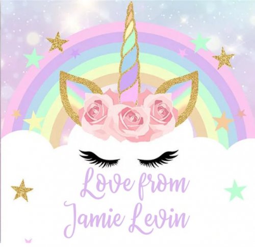 Unicorn gold & rainbow