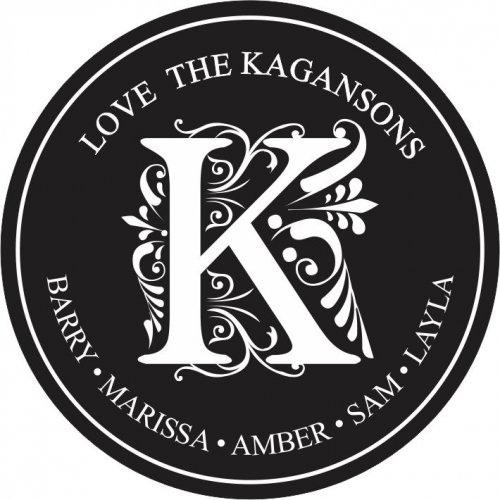 Monogram smart white on black