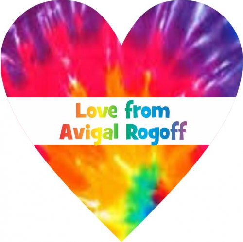 Heart tie dye