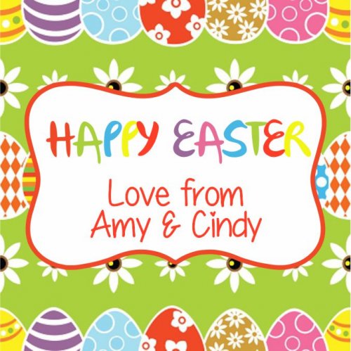 Easter eggs n daisies