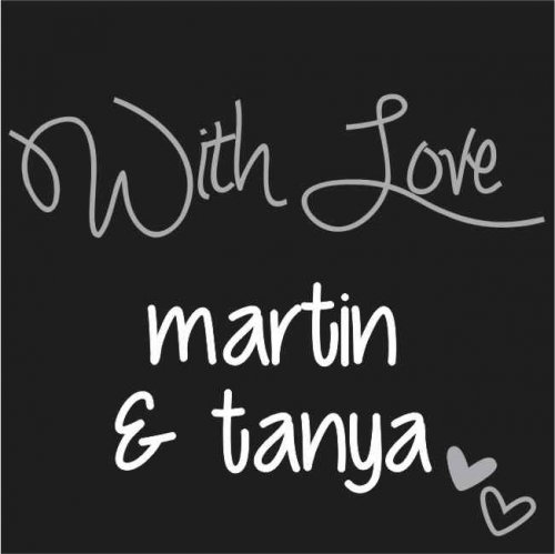 With love square grey