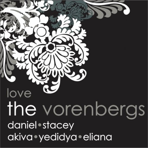 Corner white n grey on black