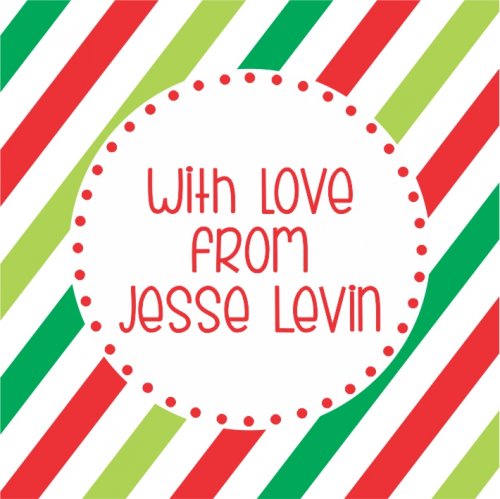 Stripes diagonal red text