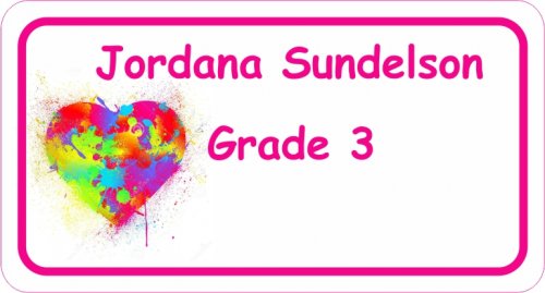 Heart paint splat on white