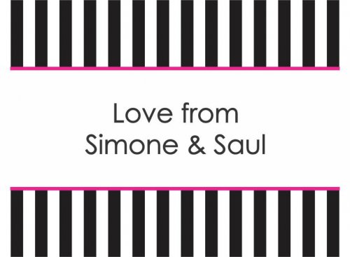 Stripes top & bottom