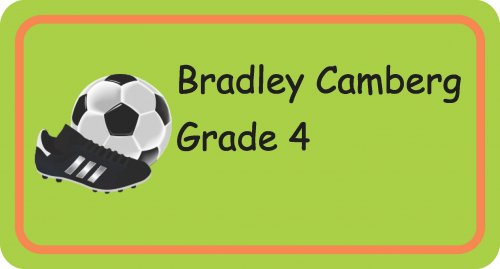 Soccer boot & ball on lime