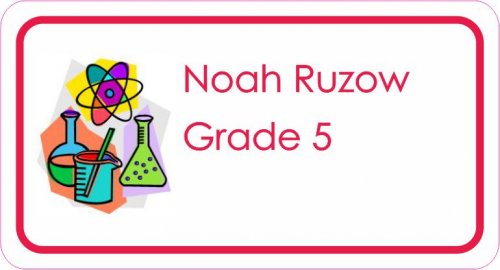 Science set on white