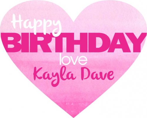 heart watercolour pinks