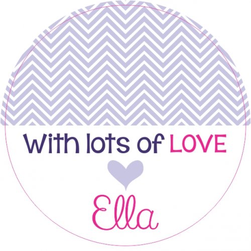 Chevron skinny round