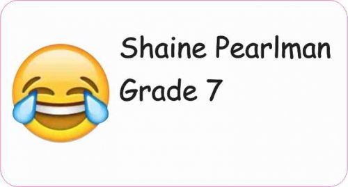 Emoji laughing tears on white