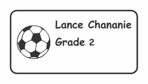 Soccer ball on white