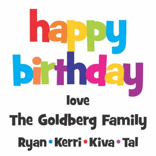 Happy birthday square