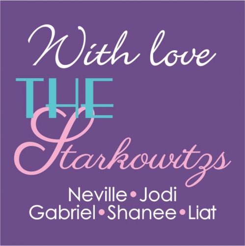 Scripty surname purple