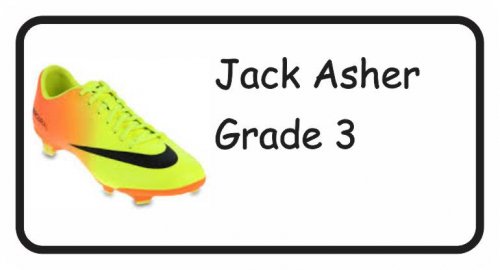 Soccer boot on white