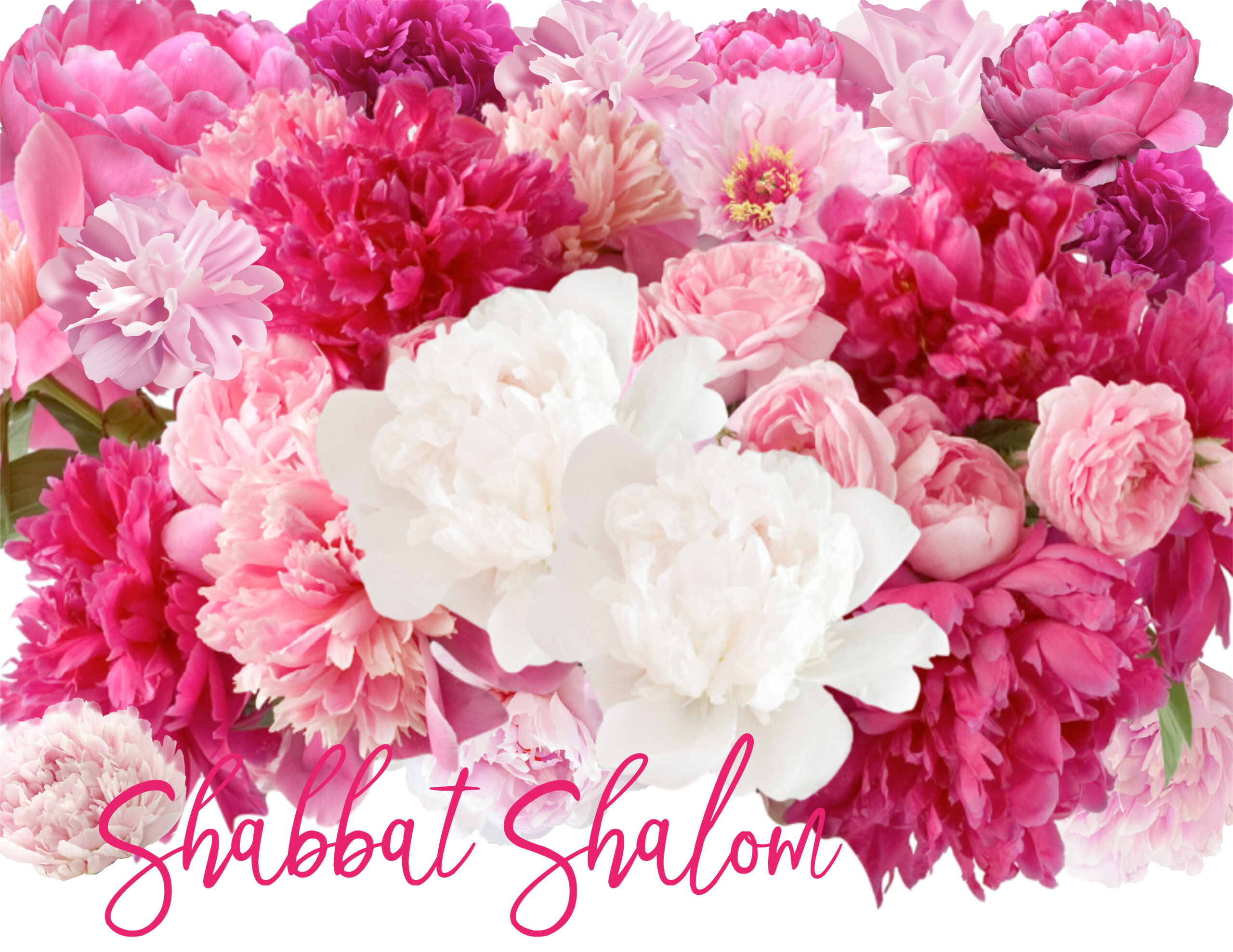 Flowers challah cover