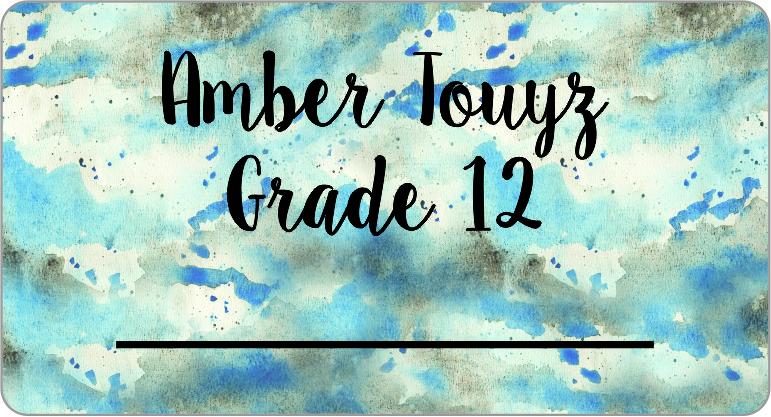 Grey and blue patch water paint