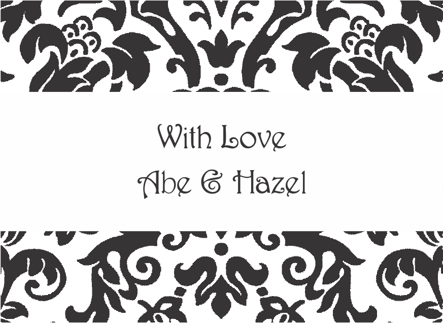 Damasc black & white