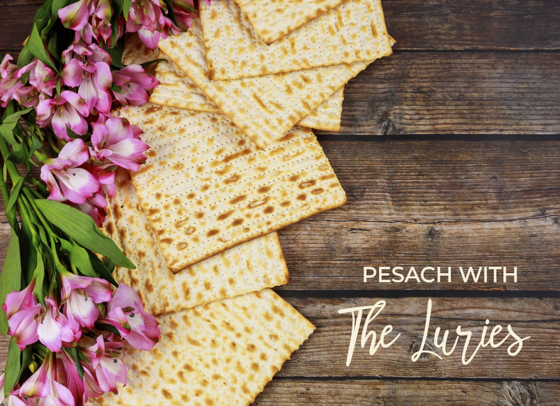 Pesach matzah flowers