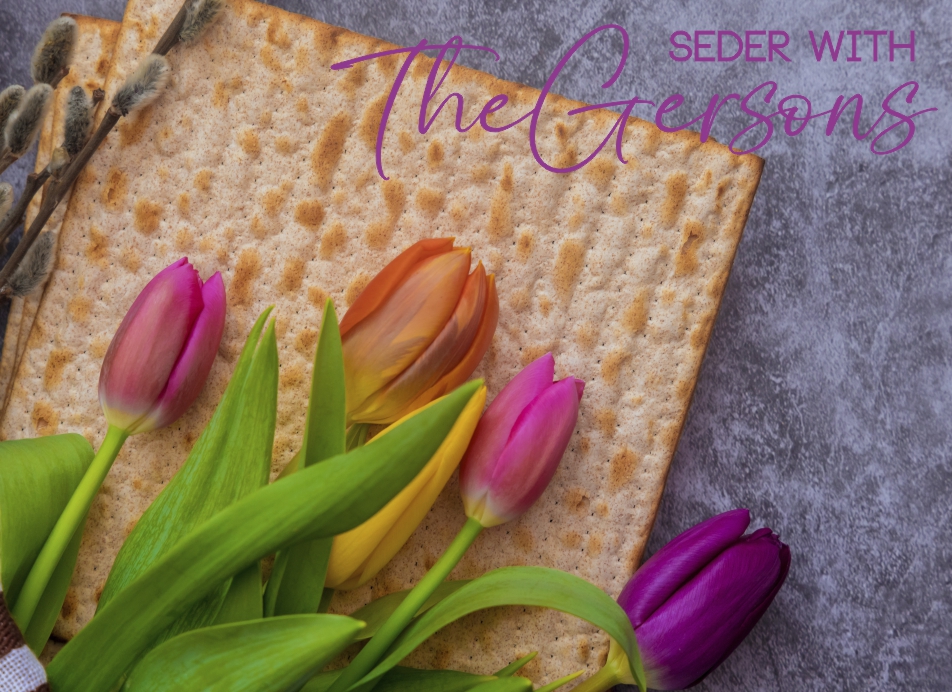 Pesach tulips pink purple