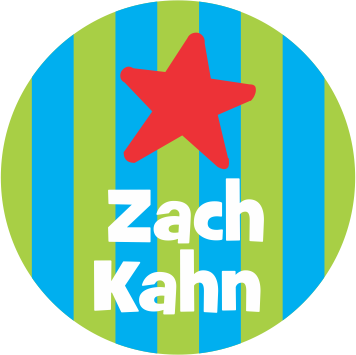 Lime n turquoise stripes red star